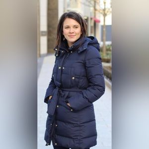 J Crew Wintress Belted Puffer